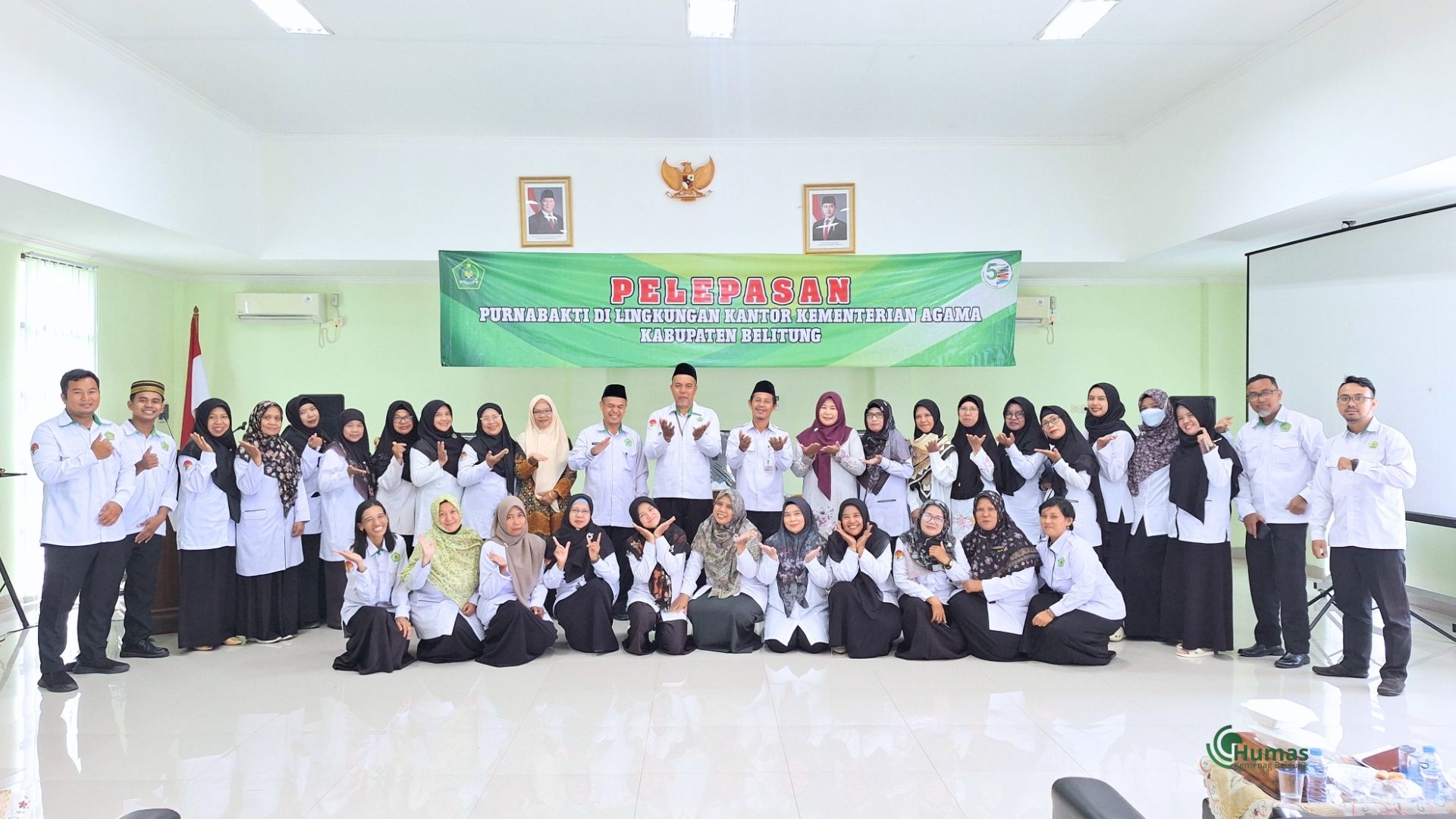 Purnabakti Bukan Akhir Pengabdian, Kemenag Belitung Lepas 2 Pegawai ASN Berdedikasi