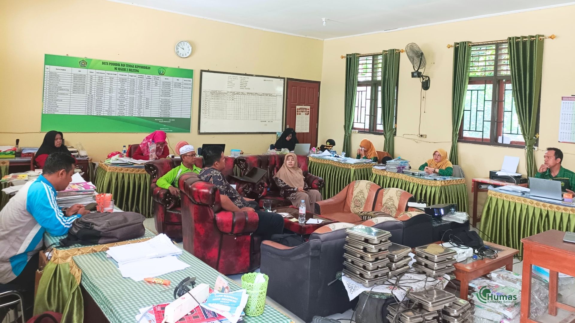 MIN 2 Kabupaten Belitung Gelar Rapat Kenaikan Kelas Siswa Tahun Pelajaran 2025/2026
