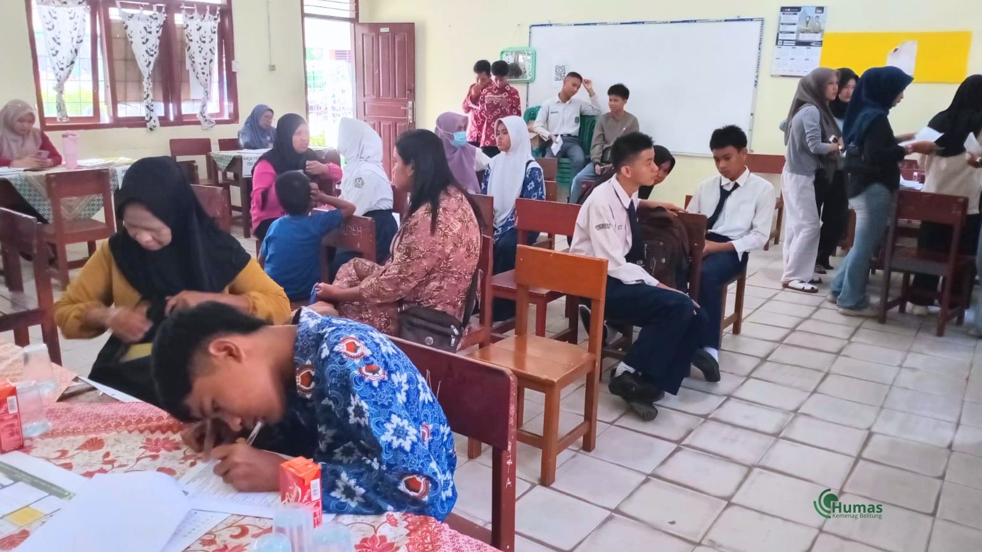 MAN 1 Belitung Mulai Seleksi Jalur Prestasi dan Afirmasi, Puluhan Calon Siswa Ikuti Tes SPMB
