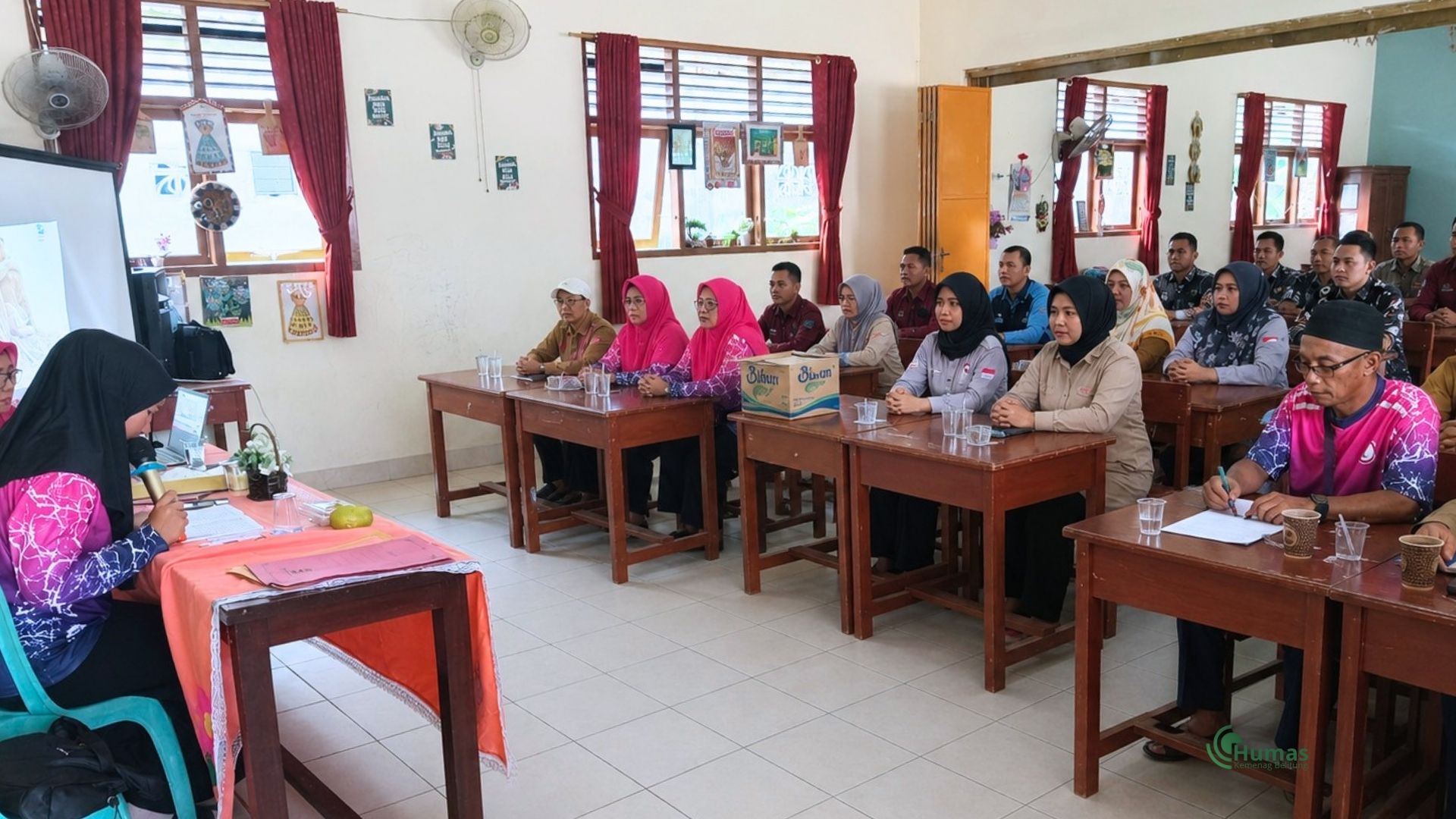 KKG PJOK Kecamatan Tanjungpandan Gelar Pertemuan Bulanan di MIN 1 Belitung
