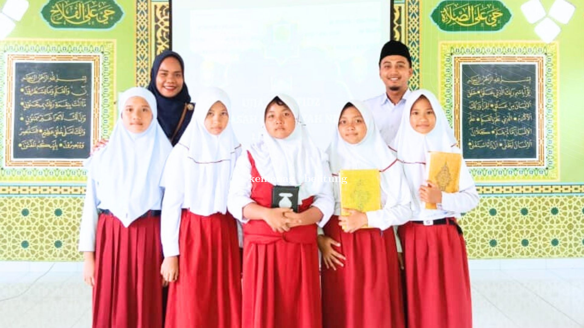 Siswa MIN 1 Belitung Laksanakan Ujian Tahfizh Juz 30
