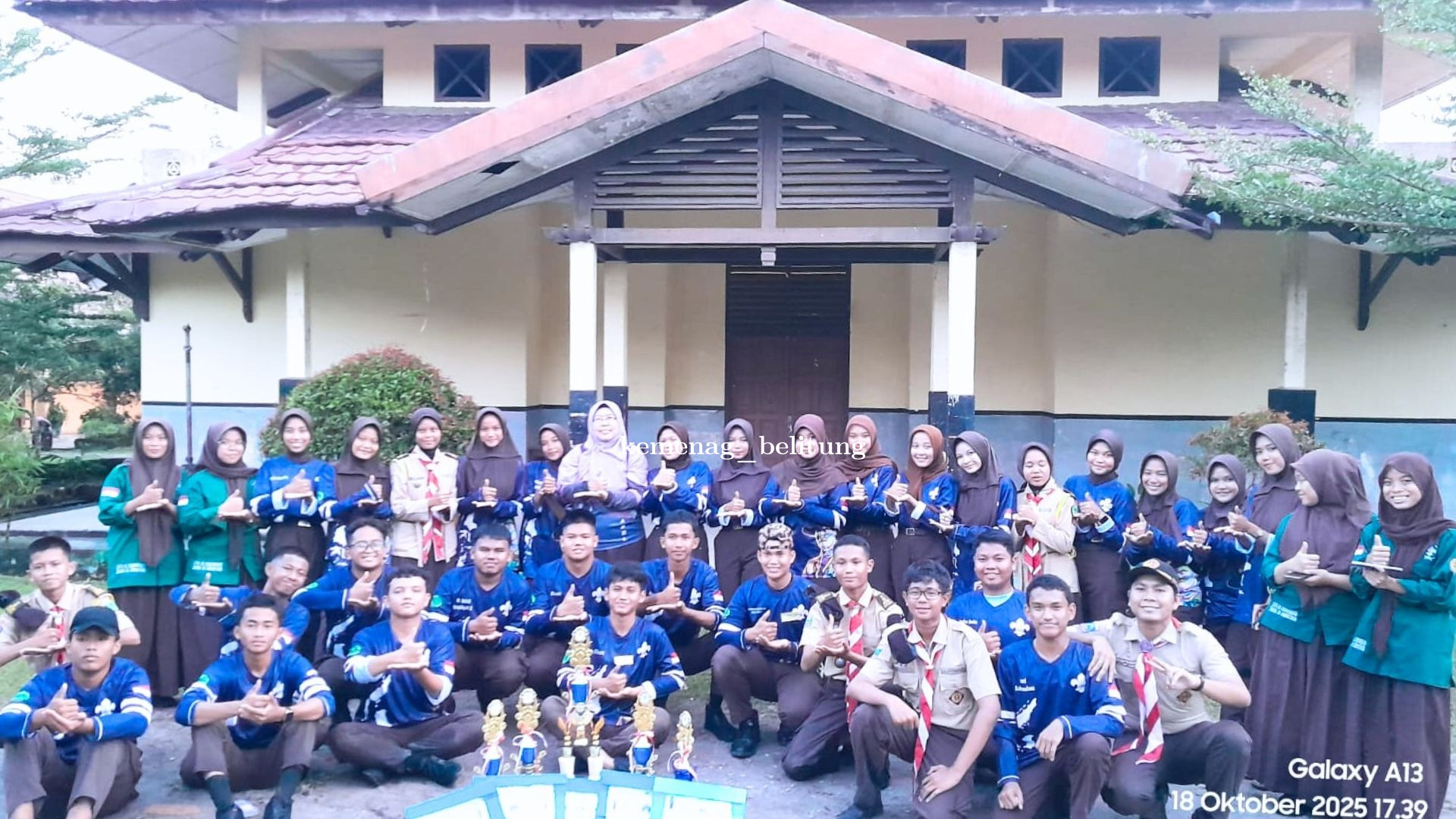 Tim Pramuka MAN 1 Belitung Raih Juara Umum II pada Lomba Pramuka di SMK Negeri 1 