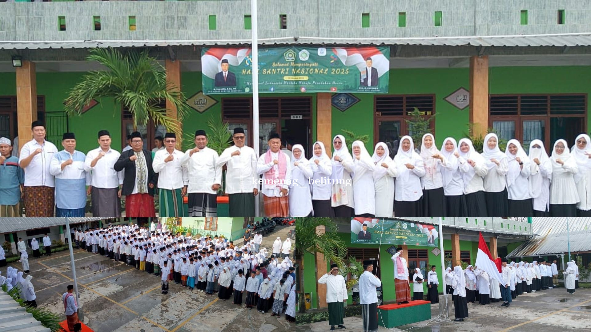 MAN 1 Belitung Gelar Upacara Khidmat Peringati Hari Santri Nasional 2025