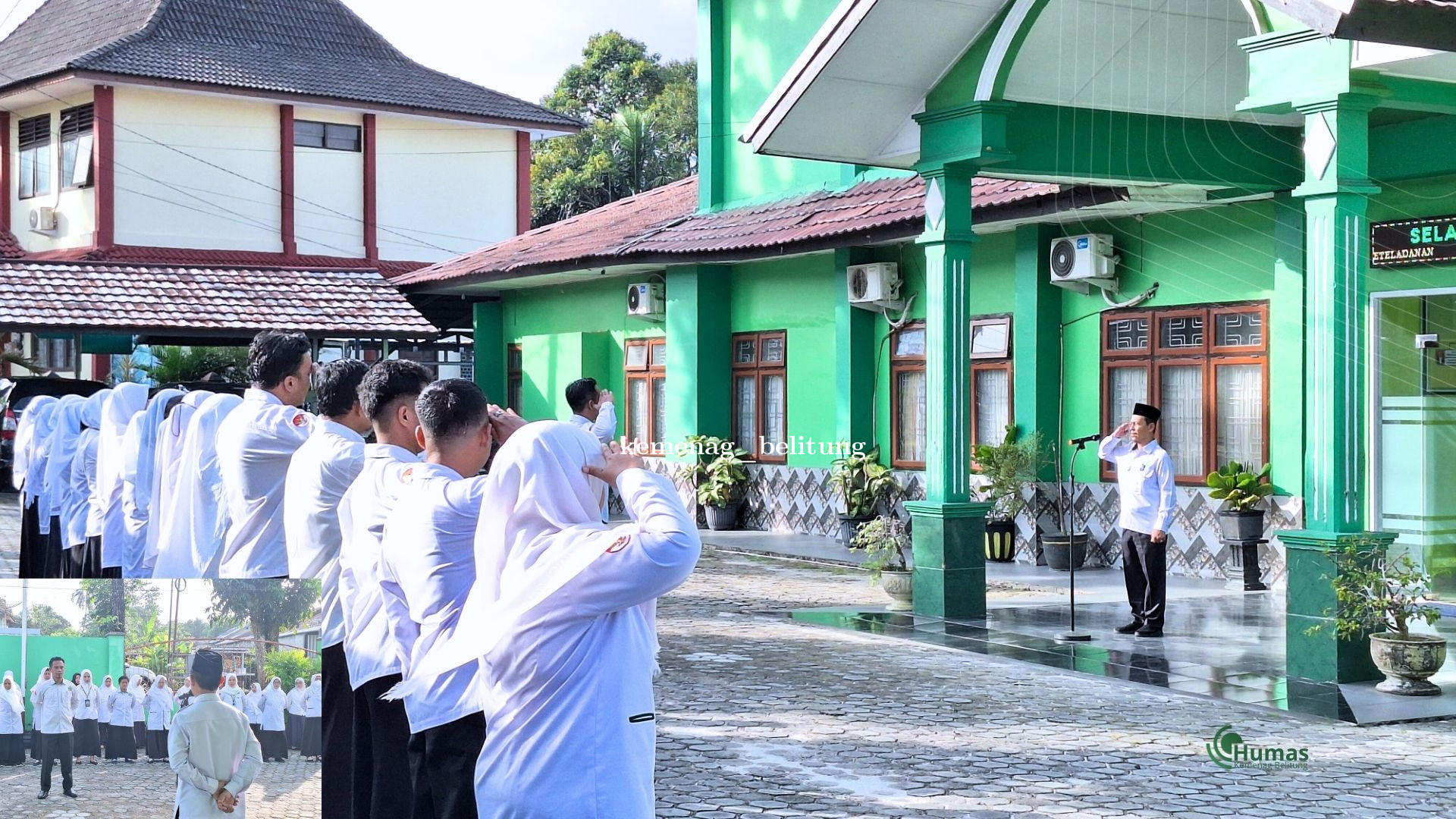Basmalah Mengawali Langkah, Apel Pagi Kemenag Belitung Perkuat Kekompakan dan Disiplin ASN