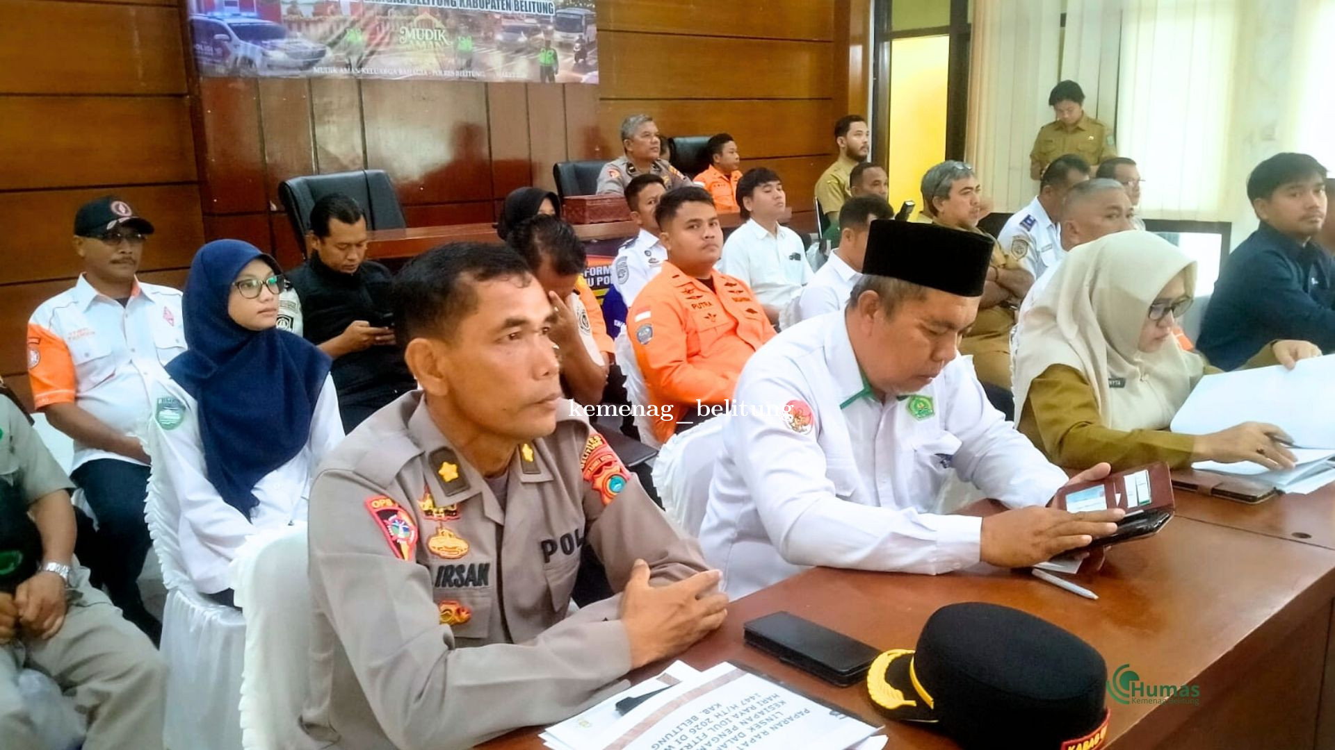 Kemenag Belitung Tingkatkan Sinergi Lintas Sektoral pada Rakor Polres Jelang Idul Fitri 1447 H/2026 