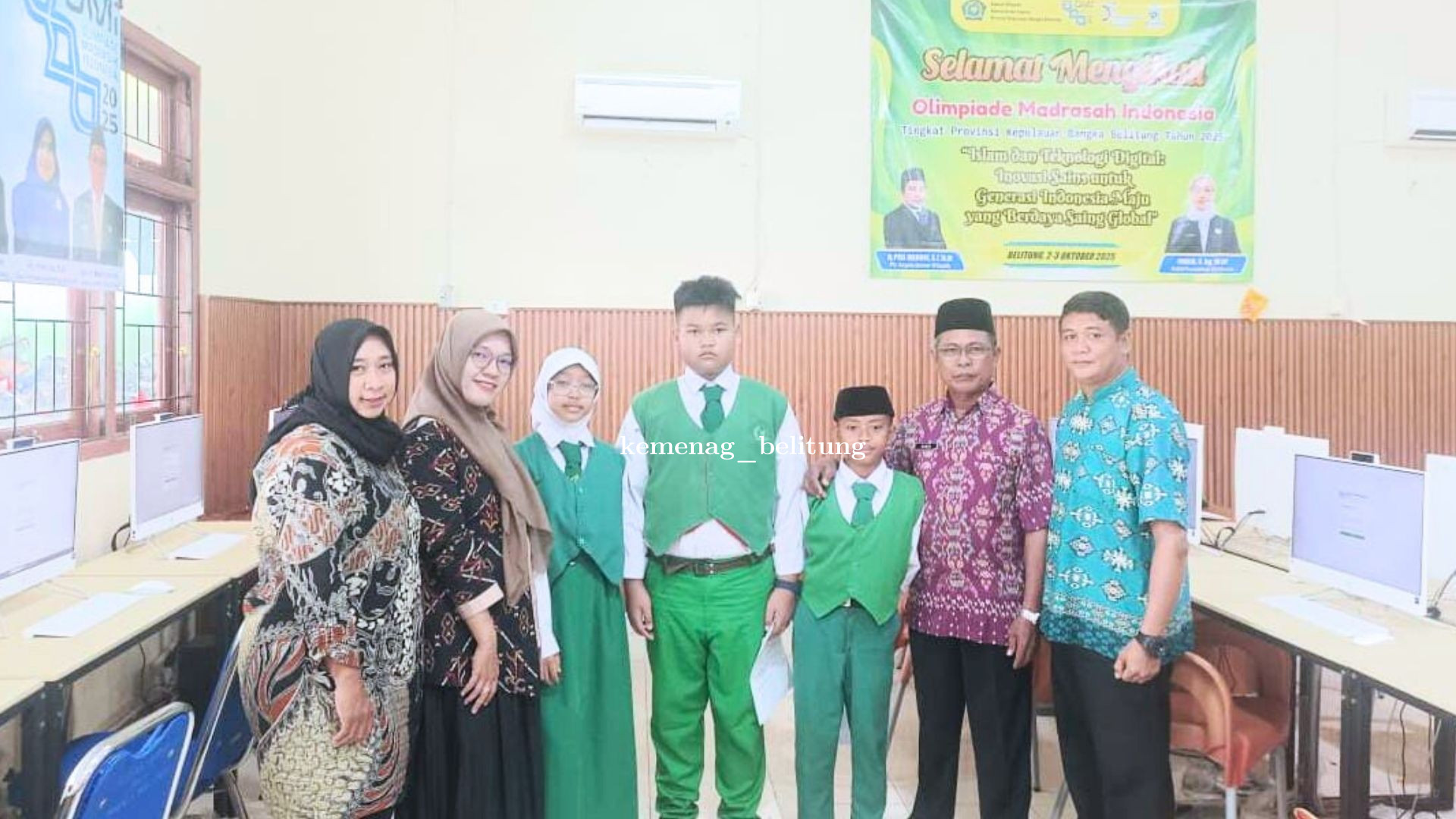 Tiga Siswa MIN 2 Belitung Ikuti Olimpiade Madrasah Indonesia Tingkat Provinsi