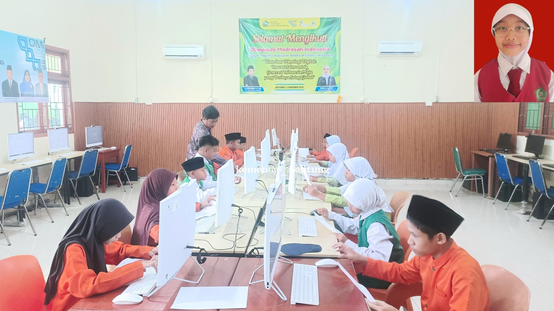 Siswi MIN 2 Belitung Lolos ke Tingkat Nasional Olimpiade Madrasah Indonesia 2025