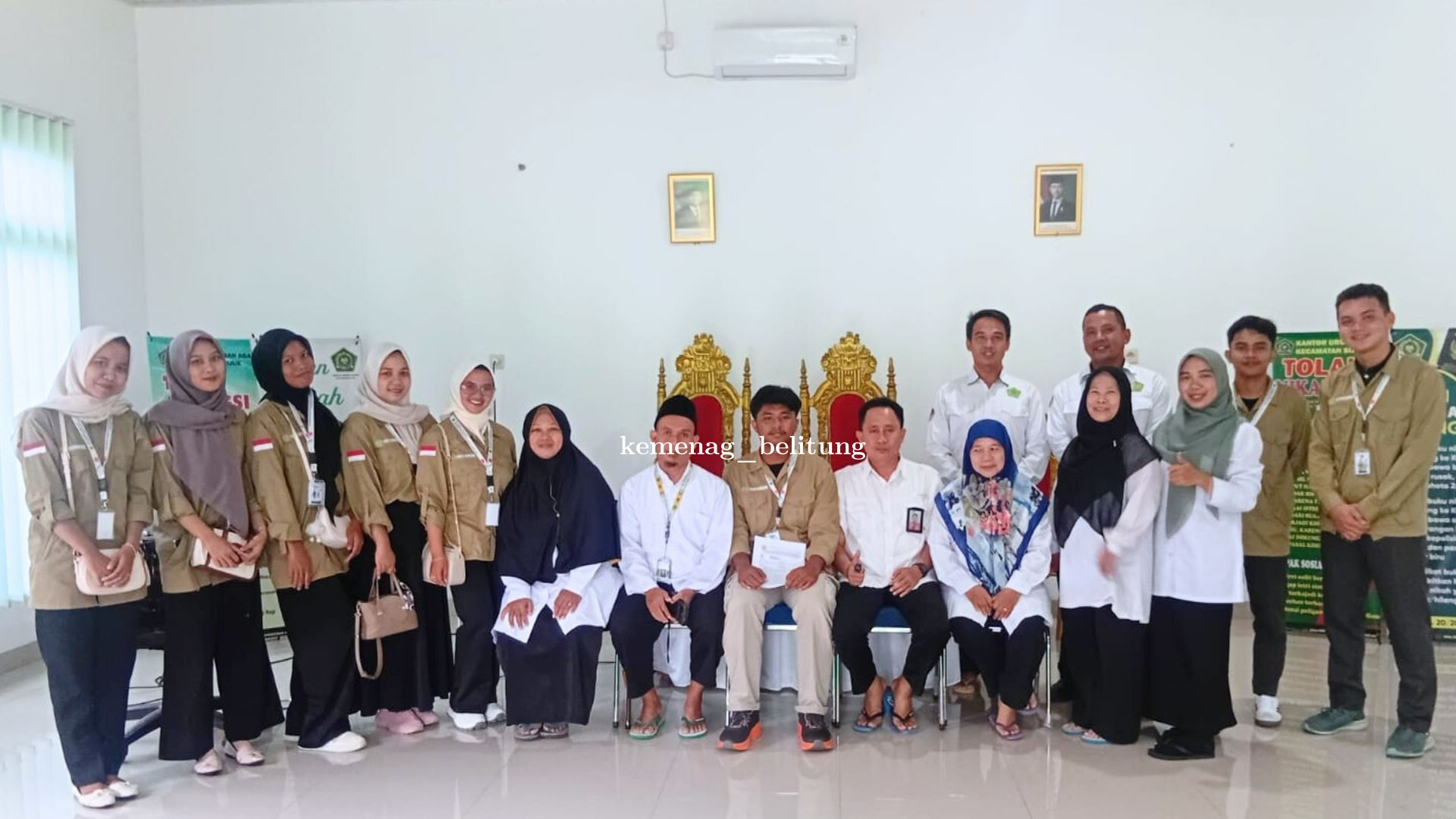 KUA Sijuk Sambut Pegawai Baru dan Jalin Sinergi Kolaboratif Bersama Mahasiswa KKN Univ Muhammadiyah 
